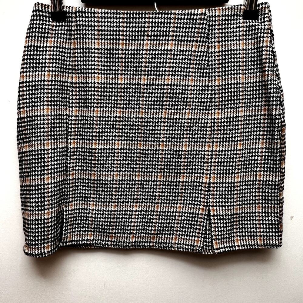 Shein Houndstooth Mini Pencil Skirt Size M‎